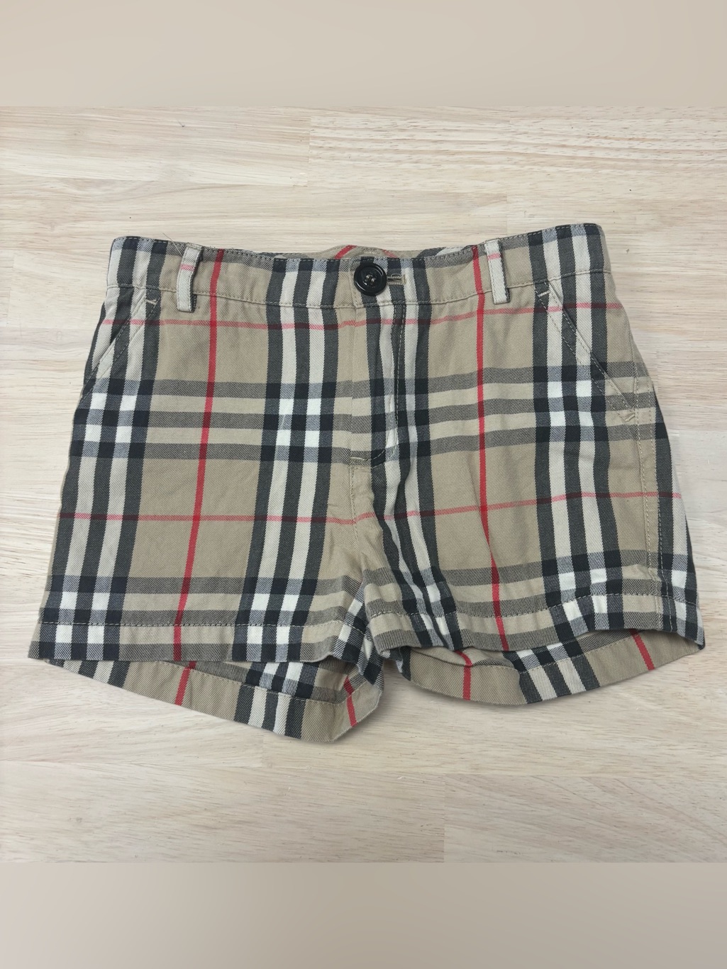 Burberry Oscar Check Shorts